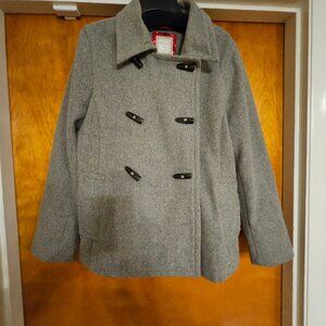 Old Navy Grey XL Pea Coat - Used - Women's